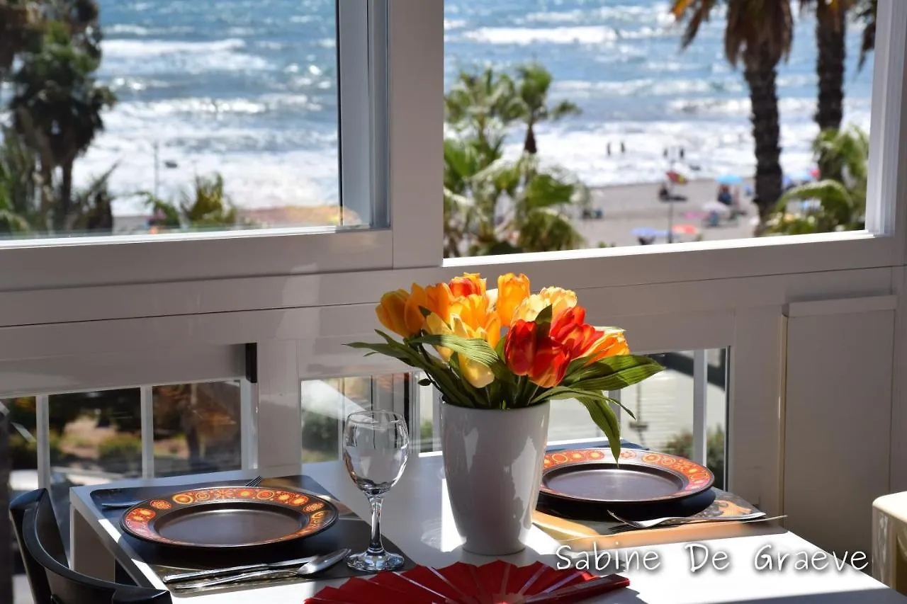 Apartamento De La Cama A La Playa ! Vista Panoramica Al Mar Ruselo R408 Solo Adulto Torrox España