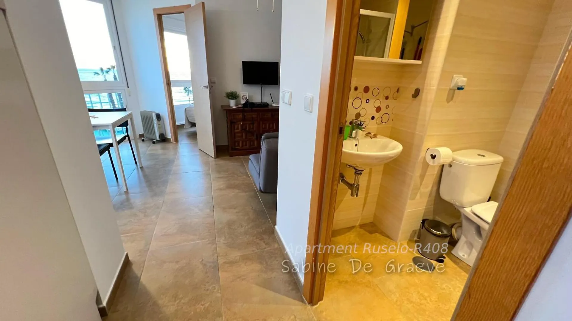 Apartamento De La Cama A La Playa ! Vista Panoramica Al Mar Ruselo R408 Solo Adulto Torrox España