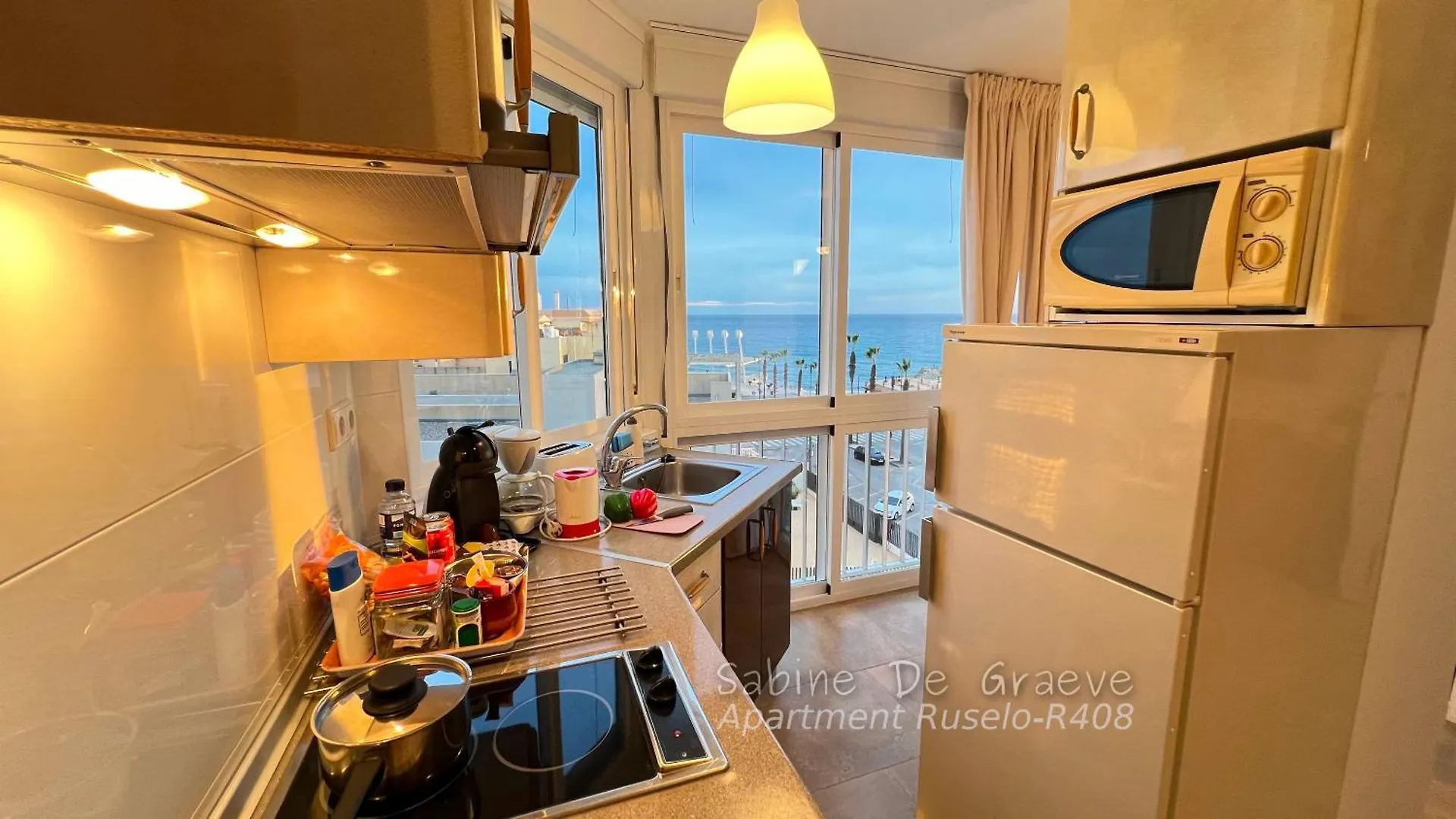 Apartamento De La Cama A La Playa ! Vista Panoramica Al Mar Ruselo R408 Solo Adulto Torrox