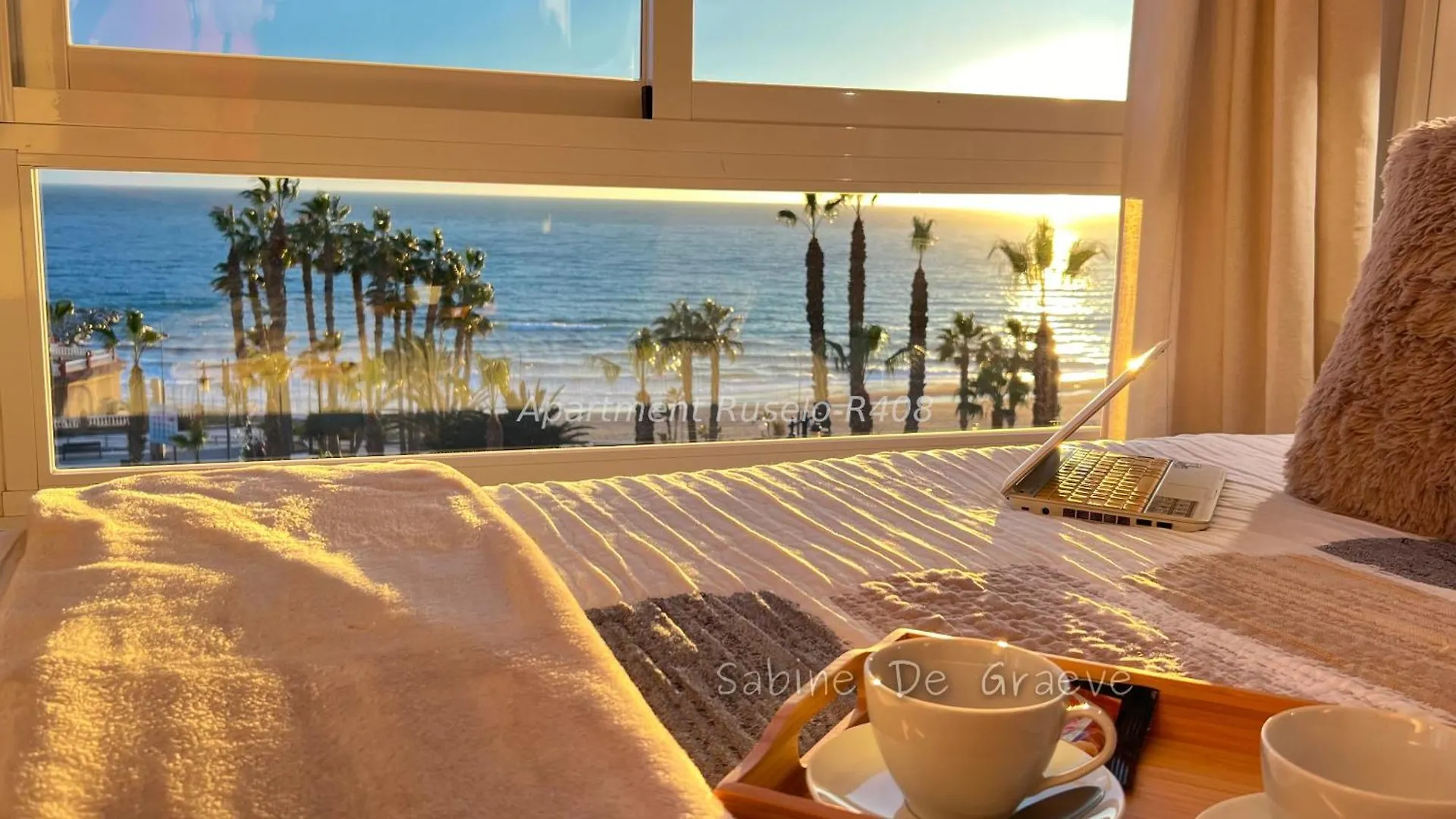 De La Cama A La Playa ! Vista Panoramica Al Mar Ruselo R408 Solo Adulto Apartment Torrox