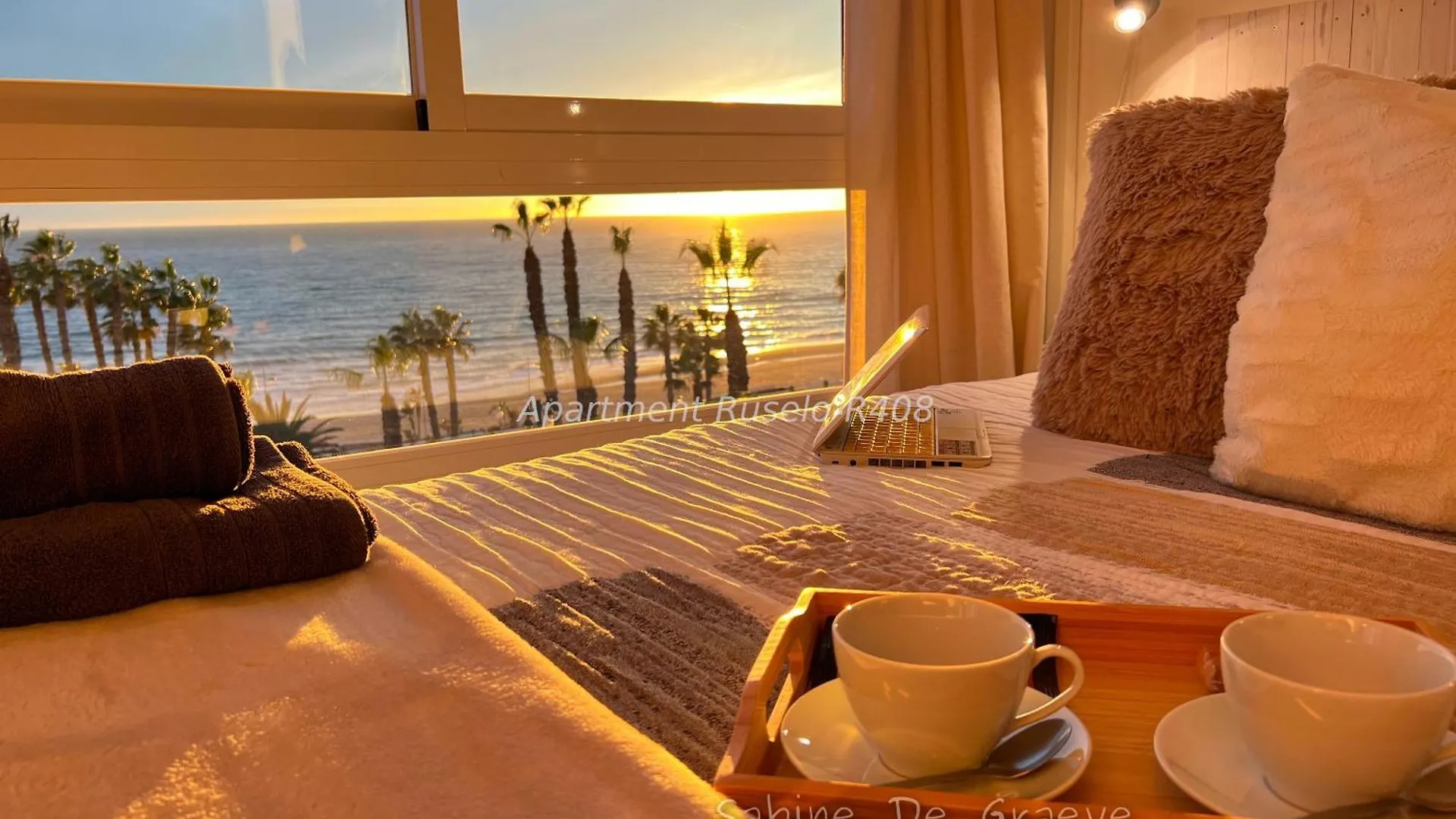 De La Cama A La Playa ! Vista Panoramica Al Mar Ruselo R408 Solo Adulto Apartment Torrox