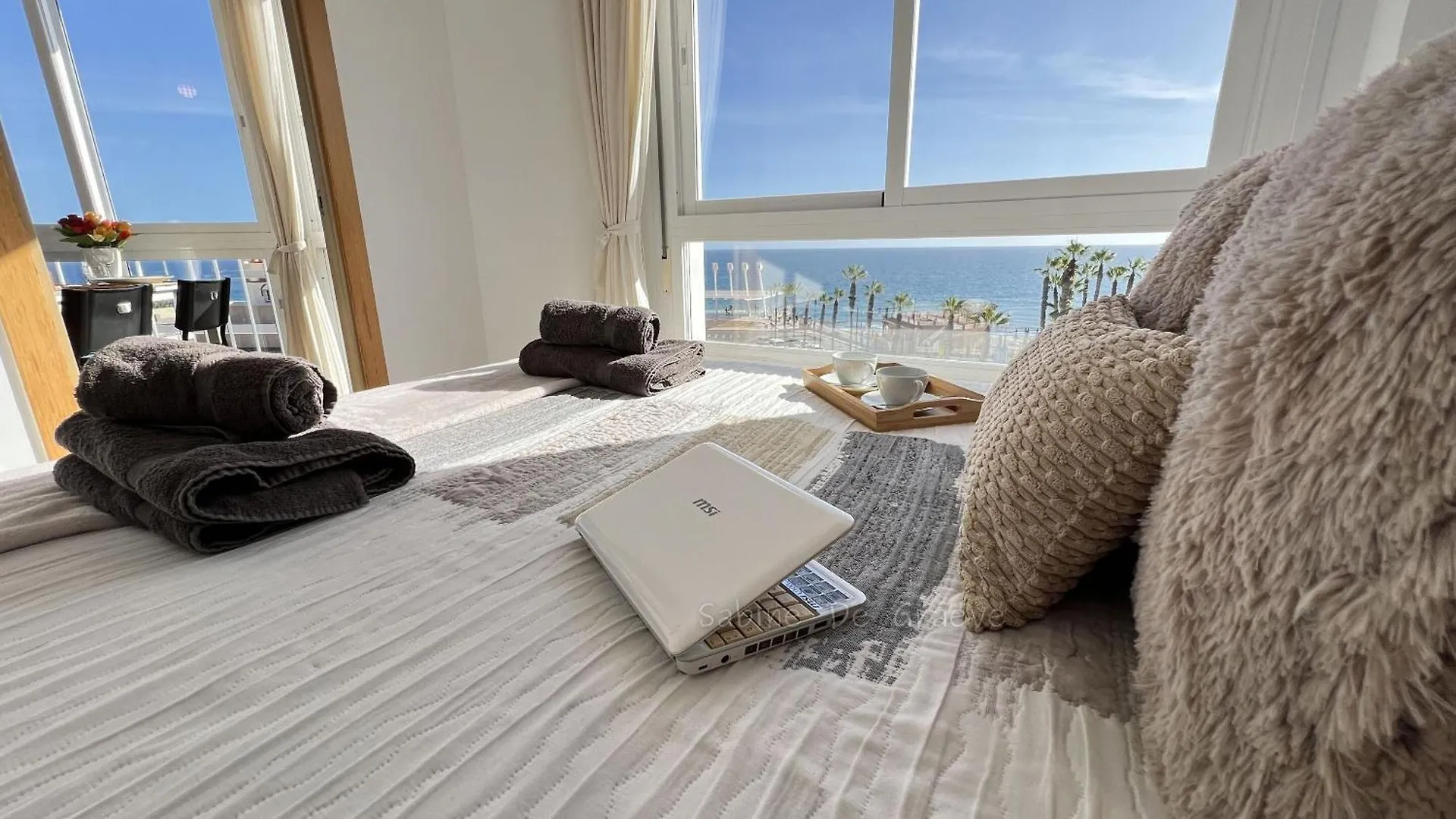 De La Cama A La Playa ! Vista Panoramica Al Mar Ruselo R408 Solo Adulto Apartment Torrox 0*,